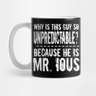 Mr. IUS funny play word Mug